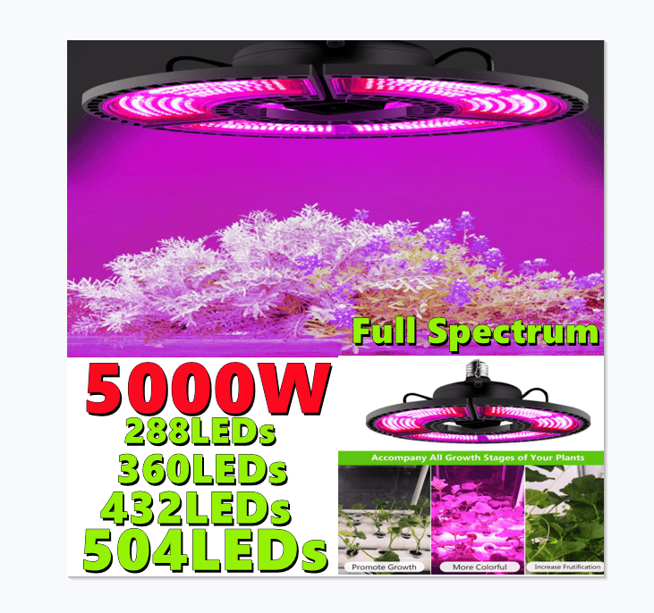 200W LED Grow Light IR UV Full Spectrum Hydroponic Indoor For Veg Flower Medical 