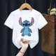 thumbnail image 3 of Camiseta infantil de Disney Lilo Stitch, camiseta kawaii, ropa informal de dibujos animados de anime para niños, camiseta para niñas y niños, camiseta de moda Y2K, 3 of 5