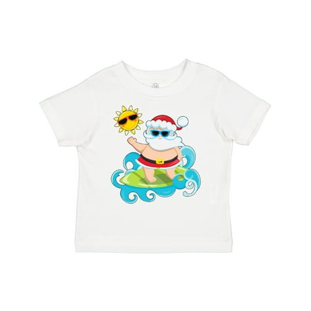 

Inktastic Surfing Santa Gift Toddler Boy or Toddler Girl T-Shirt