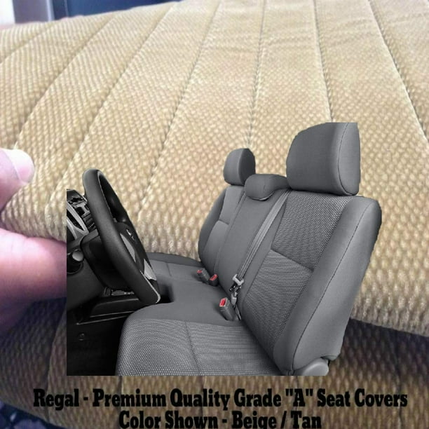 10mm Thick Seat Cover for Toyota Regular Cab Solid Bench Three Adjustable Headrests Exact