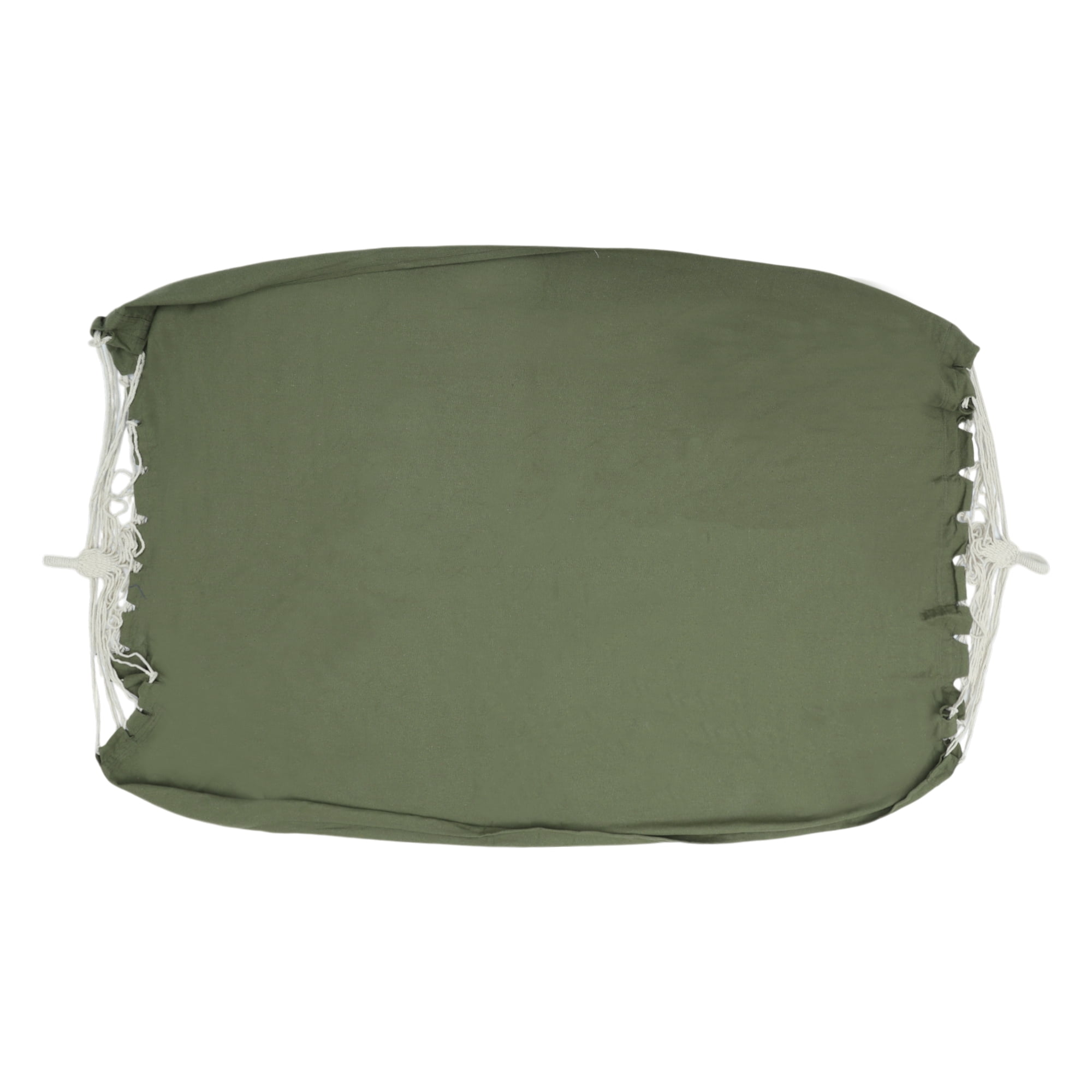 Unique Bargains 1 Pc Durable Double Canvas Hammock for Outdoor 118.11" Length Green