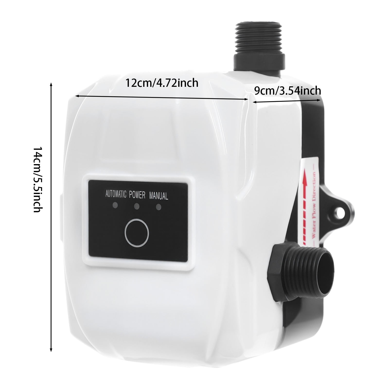 24V White Pressure Booster Pump Automatic Water Recirculating Pump For Shower Bath for Water Heater Booster