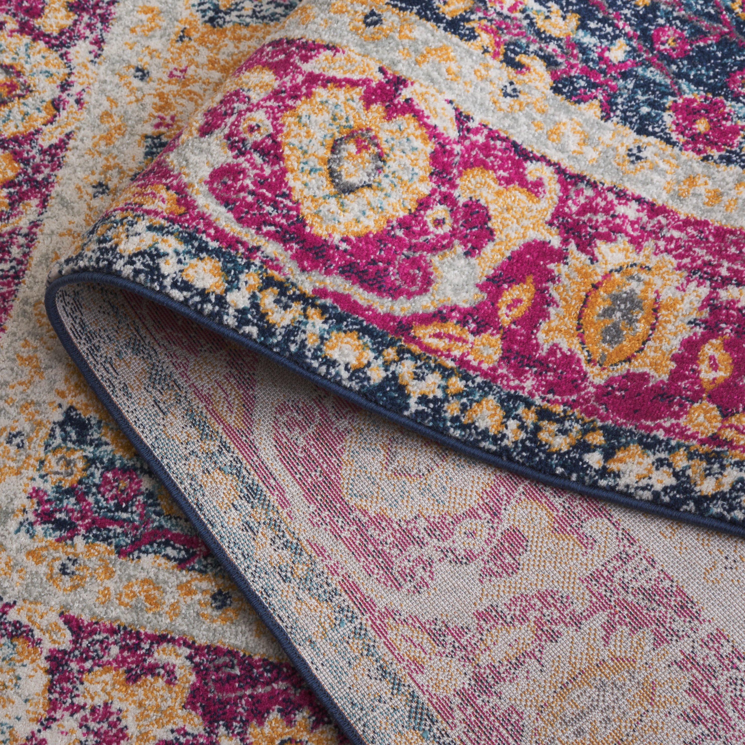 Safavieh Granada Blair Oriental Area Rug, Blue/Fuchsia, 5'1" x 7'6"