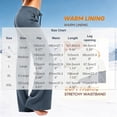 thumbnail image 7 of Auralook Women's Fleece Lined Yoga Pants with Pockets Soft High Waist Flare Leggings Winter Warm Pants, 7 of 7