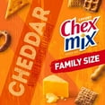 thumbnail image 2 of Chex Mix Cheddar Savory Snack Mix, Snacks, Family Size, 13.5 oz, 2 of 5