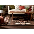 thumbnail image 5 of Well Woven Persa Dakota Tribal Aztec Southwestern Brown 7'10" x 9'10" Area Rug, 5 of 7