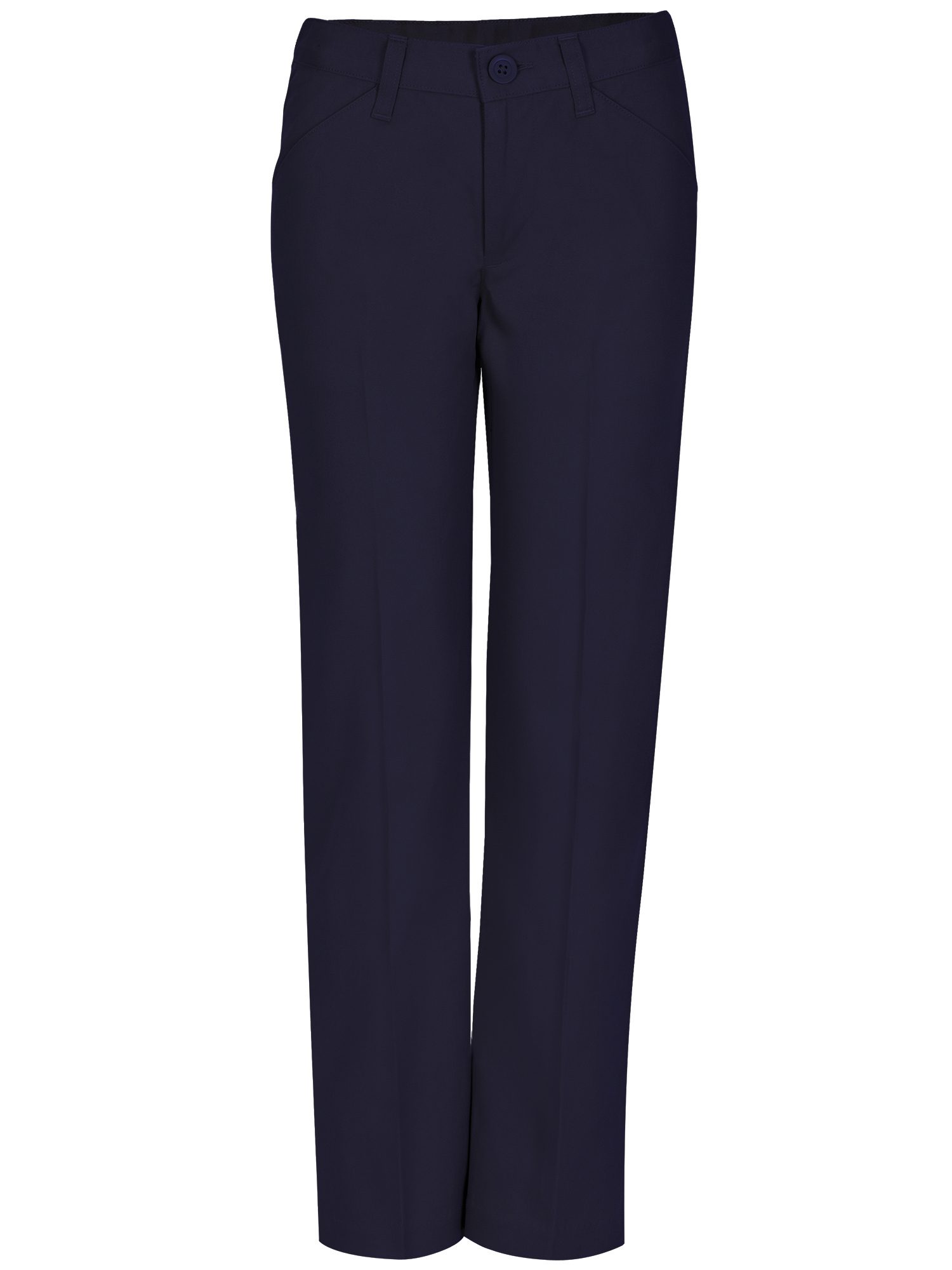 Real School Husky Boys School Uniform Flat Front Pants (Husky