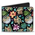 thumbnail image 1 of Star Wars The Child Grogu Poses et Portefeuille Collage Floral, 1 of 3