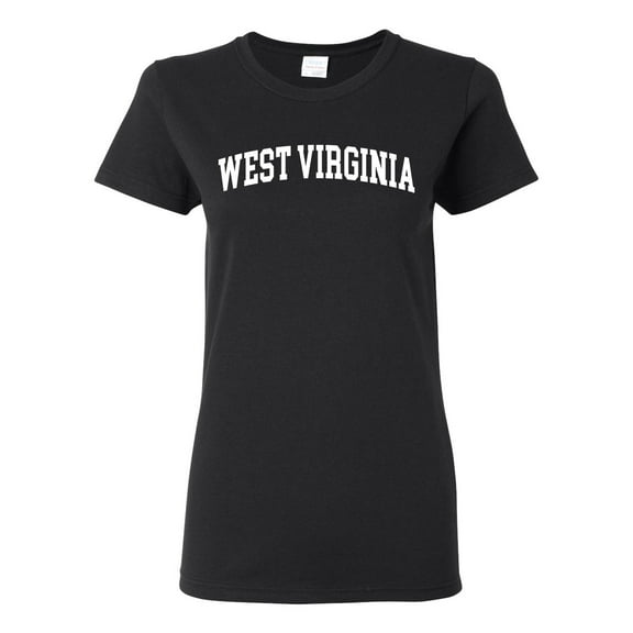 Wild Bobby State of West Virginia College Style Women Graphic Tee