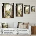 thumbnail image 4 of Designart "View From A Cottage Country Door II" Farm Landscape Canvas Art Print, 4 of 5