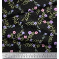 thumbnail image 3 of Soimoi Cotton Duck Fabric Dot,Leaves & Floral Print Fabric by The Yard 42 Inch Wide, 3 of 3