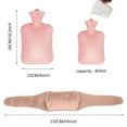 thumbnail image 3 of Wovilon Hot Water Bottle Belt Set Rubber Hot Water Bottle To Relieve Pain And Warmth, 3 of 7