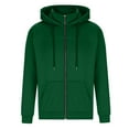 thumbnail image 5 of Mens Solid Sweatshirs,Men's Long Sleeve Hoodies Zipper Up Sweater Hooded Athletic Stretch Ultra Soft Textured Sweatshirts Relaxed Fit Jackets with Pockets Trendy Coats, 5 of 6