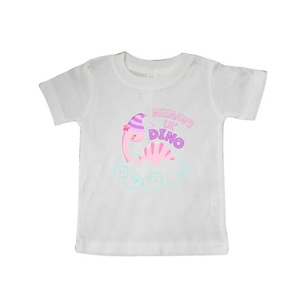 

Inktastic Meemaw s Lil Dino with Cute Pink Baby Dinosaur Gift Baby Boy or Baby Girl T-Shirt