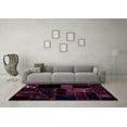 thumbnail image 3 of Ahgly Company Indoor Rectangle Abstract Purple Modern Area Rugs, 2' x 4', 3 of 4