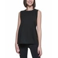 thumbnail image 2 of Calvin Klein Women's Dropped Armhole Tank Top Black Size XX-Large, 2 of 2