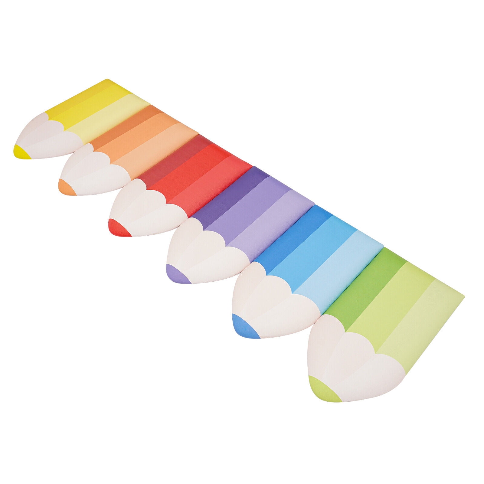 3D Pencil-Shaped Wall Padding Set – Child Safety Corner Guards, 6-Pack, Easy to Install, High-Impact Protection for Toddlers, Colorful and Fun Design for Home, Classroom, and Playrooms