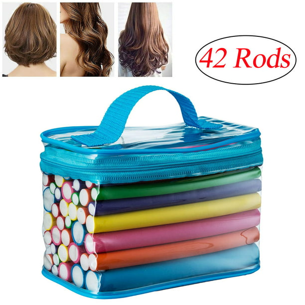 42-pack Twist-flex Foam Hair Roller Curling Rods- Hair Curlers Rollers for  Short, Medium and Long Hair 