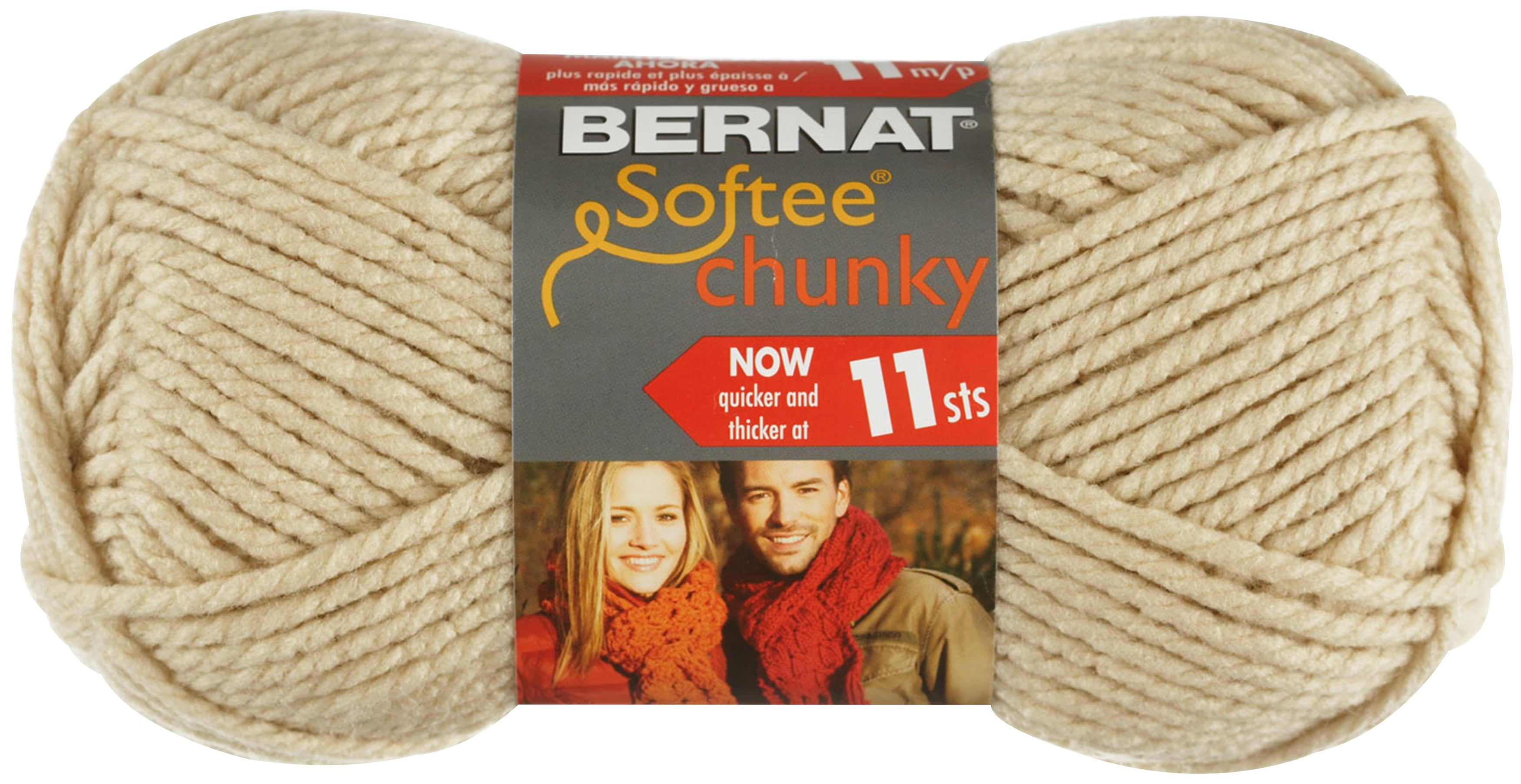 Bernat Softee Chunky Yarn 24/PkLinen