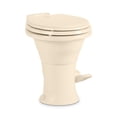 thumbnail image 1 of Dometic 310 Standard Toilet - Oblong Shape, Lightweight and Efficient Flush with Pressure-Enhanced PowerFlush and Slow Close Seat Cover - Perfect for Modern RVs, 1 of 5