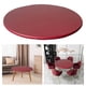 thumbnail image 5 of cubierta de escritorio redonda 1 Pieza De Tela De Mesa Redonda De Poliéster A Prueba De Aceite, Cubierta De Mesa Limpiable, Fácil De Limpiar, Rojo Vino vino rojo Magideal cubierta de escritorio redonda, 5 of 6