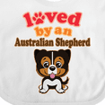 thumbnail image 4 of Inktastic Australian Shepherd Dog Cute Boys or Girls Baby Bib, 4 of 4