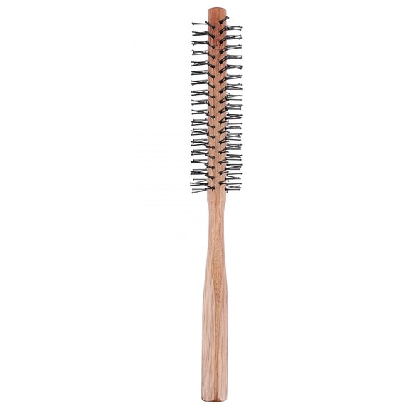 DESIGNICE Round Brush For Blow Drying And Curling, Wooden Thermal Hair Brush For Women, Detangler For Thick And Fine Hair