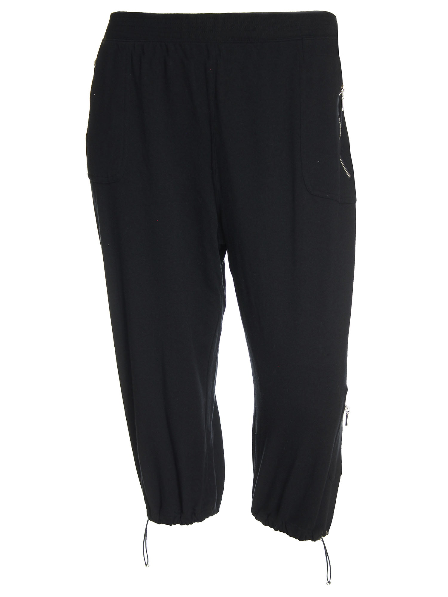 Style & Co Women's Plus Bungee-hem Straight Leg Capri Sweat Pants 3x ...