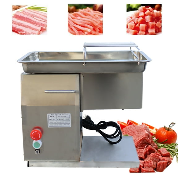 TECHTONGDA Qx Meat Cutter Machine Stainless Steel Meat Slicer 4MM Blade 250Kg/Hour
