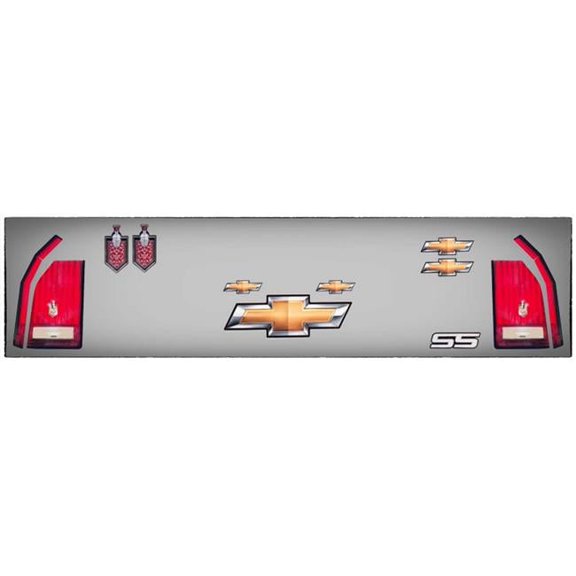 Five Star 021-450-ID Race Car Bodies Tail ID Graphics Kit for 1981-1988 Chevy Monte Carlo Street Stock
