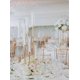 thumbnail image 5 of Juego de 6 centros de mesa de vela dorada de 35 pulgadas para mesas, candelabros, centros de mesa de boda, decoración de mesa para velas LED de 0.9 pulgadas, 5 of 11