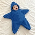 thumbnail image 2 of Otqutp Baby Star Suit Newborn Fleece Starfish Bunting Romper Infant Halloween Footie Jumpsuit Winter Warm Clothes 3-12 Months, 2 of 3