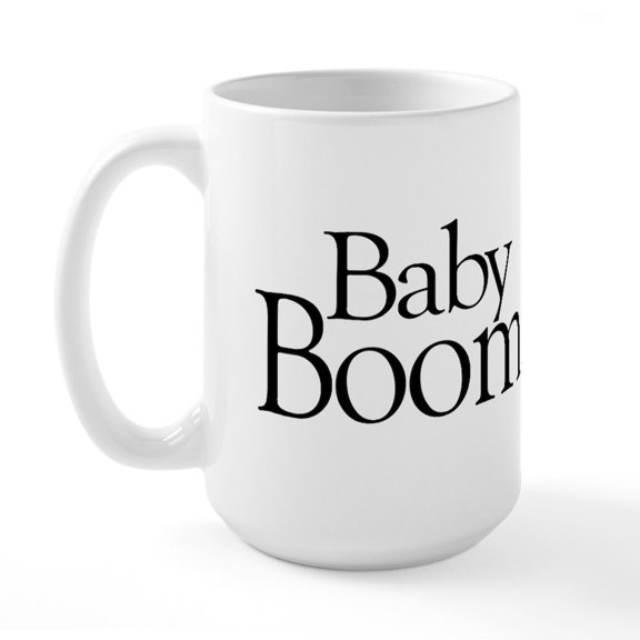 CafePress - Baby Boomer Large Mug - 15 oz Ceramic Large White Novelty Mug