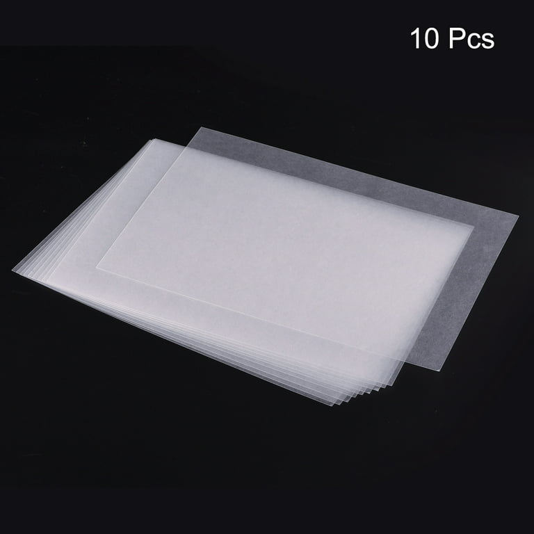 Shrink Plastic Sheet,Small Sanded Shrink Films Paper for Creative Craft 10 Pack | Harfington, Clear / 20cm x 14.5cm x 0.3mm / 10pcs