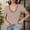 502_Khaki, variant on T Shirts for Women Slim Fit Lace V Neck Ribbed Knit Short Sleeve Casual Blouse Tee Summer Tops