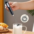 thumbnail image 3 of Handheld Milk Frother & Drink Mixer | Portable Rechargeable Electric Whisk for Coffee, Milk, Cream & Eggs | Battery-Powered Kitchen Helper for Baking & Desserts | Includes 1 Milk Frother, 3 of 4