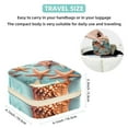 thumbnail image 5 of Starfish Travel Portable Square Jewelry Boxes Display Case - Travel Organizer for Girls and Women, 5 of 6