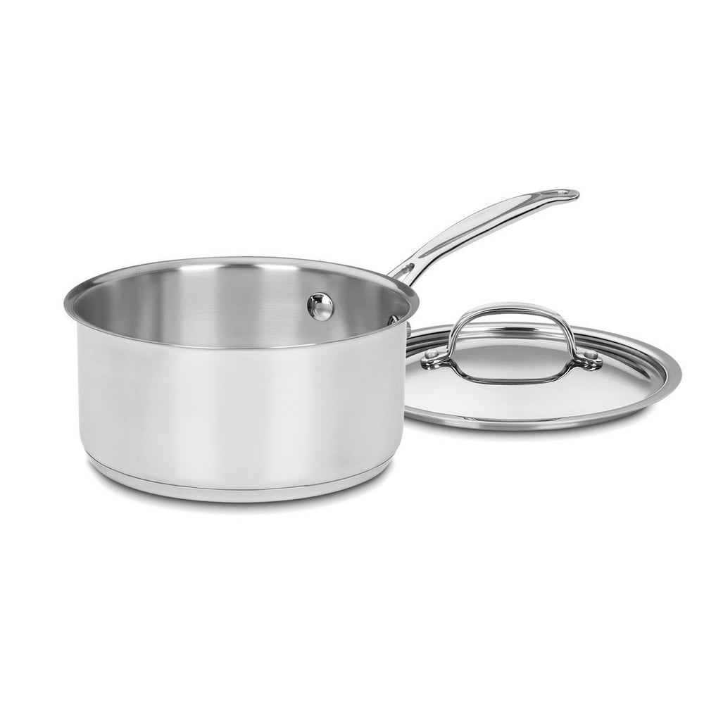 Cuisinart Chef's Classic Stainless Steel 2-Quart Saucepan - Walmart.com Cuisinart Chef's Classic Stainless Steel 2 Qt. Saucepan With Lid