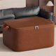 thumbnail image 5 of Bolsa de almacenamiento para colchas Organizador de maletas de cuero encerado • Bolsa de acolcha de viaje de gran capacidad • Estuche versátil para guardar ropa de cama Uso doméstico, 5 of 5
