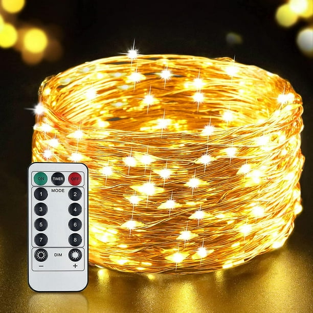 Guirlande Lumineuse à LED, 20m 200LEDs USB Guirlande LED Etanche