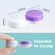 thumbnail image 3 of Estuche para lentes de contacto de 12 piezas, caja para lentes de contacto, contenedor para soporte de ojos izquierdo/derecho, mini kit de almacenamiento en remojo para lentes de contacto al aire, 3 of 7