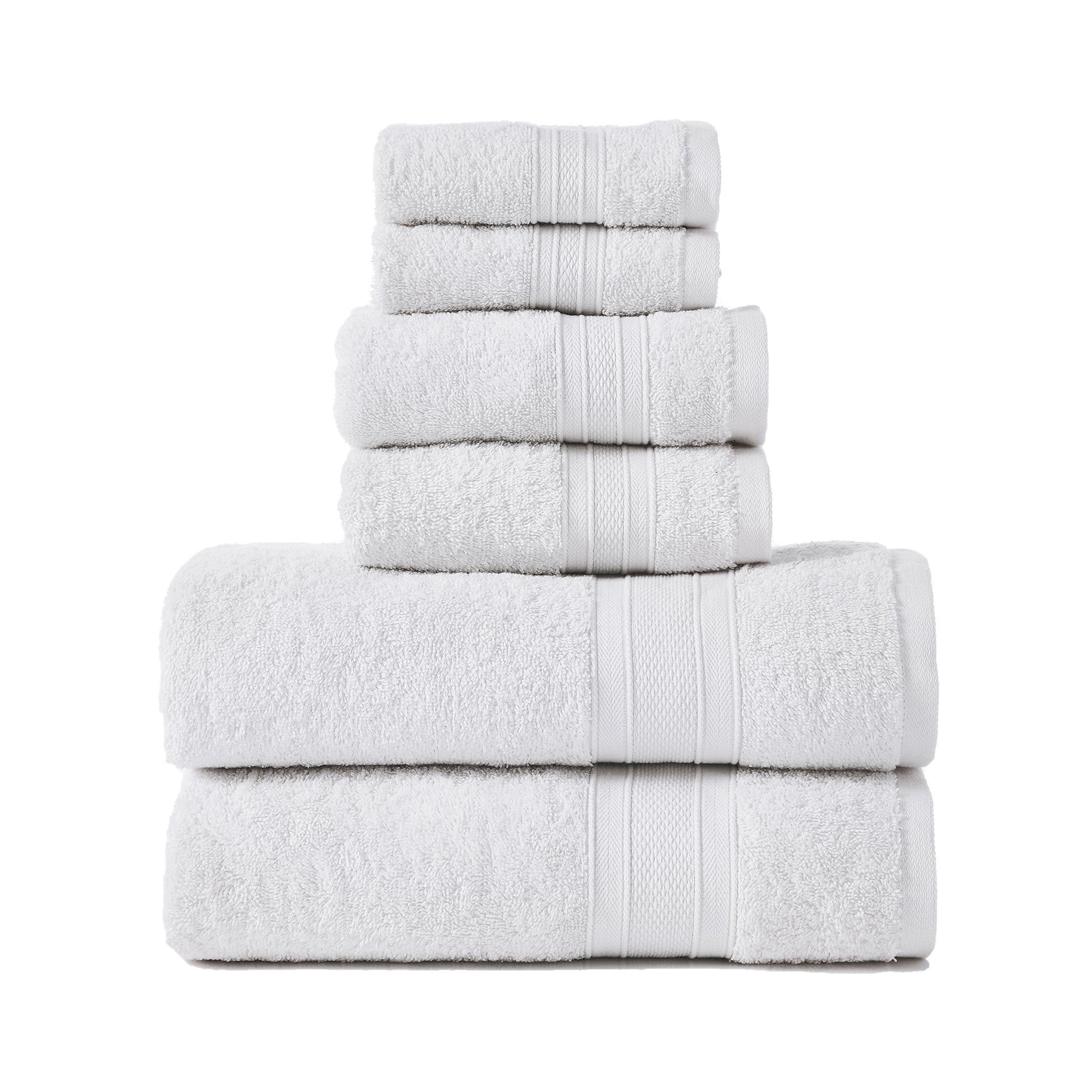 100% Cotton Hotel Quality Towel Set of 12 White Towels 500GSM 