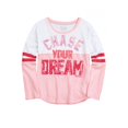 thumbnail image 1 of Sudadera con mensaje positivo de Justice Girls, rosa, 6 Justice Camisa de entrenamiento, 1 of 2