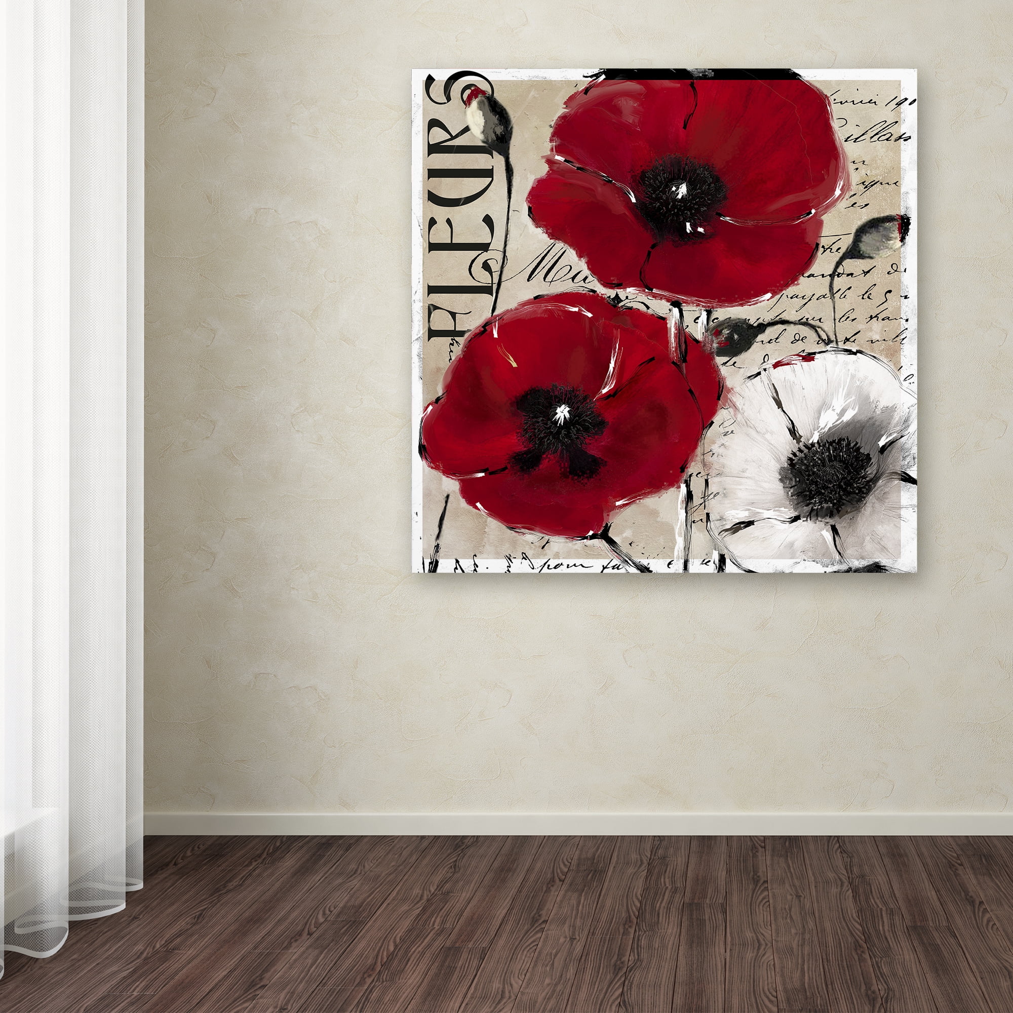 Color Bakery 'Rouge One' Canvas Art