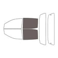 thumbnail image 2 of Rvinyl Window Tint Kit Compatible with Ford Ranger 2019-2023 (4 Door SuperCrew) - Back Precut Kit -, 2 of 8