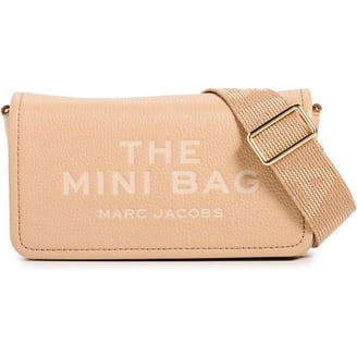 Marc Jacobs The Mini Turnlock Leather Crossbody Tote Bag In Black