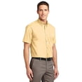 thumbnail image 2 of Port Authority Tall Short Sleeve Easy Care Shirt-2XLT (Stone), 2 of 2