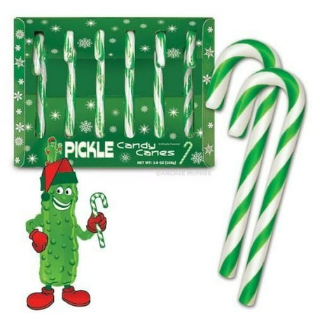 - Pickle Candy Canes Set of 6 by Accoutrements - 12313