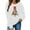 #02White, variant on Women's Christmas Sweatshirts Xmas Printed Shirts Pullover Winter Sweaters Tops Long Sleeve Crew Neck Blouses Casual Holiday Christmas Clothing