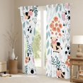 thumbnail image 3 of Homewish Kawaii Cow Curtains Pack of 2 (42x84 Each) for Child Boys Girls,Chic Floral Flower Curtains Blackout,Cartoon Animal Bedroom Curtains,Super Cozy Room Decor, 3 of 6